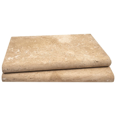 Msi Tuscany Ivory 16in X 24 Tumbled Travertine Pool Coping ZOR-LSC-0193